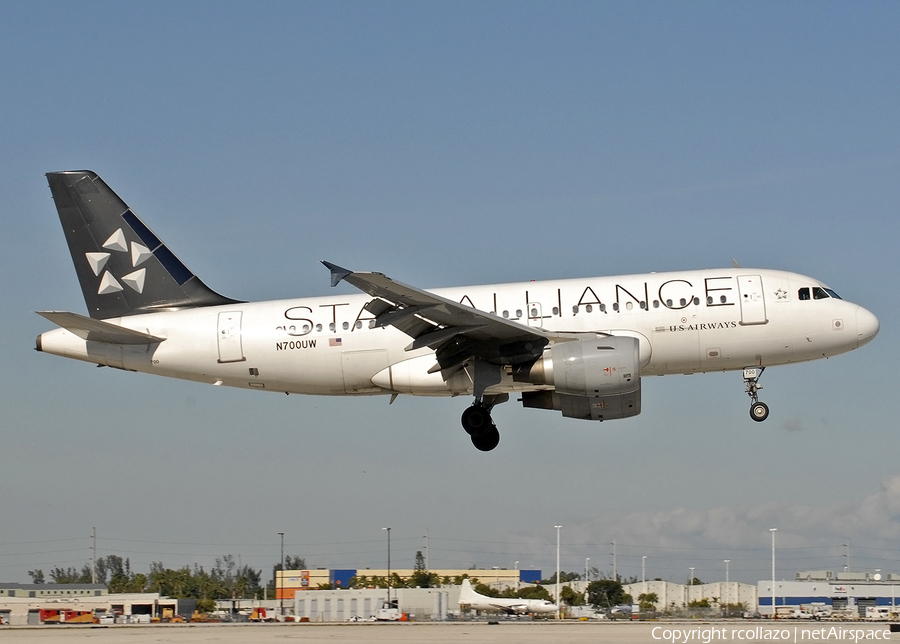 US Airways Airbus A319-112 (N700UW) | Photo 447927