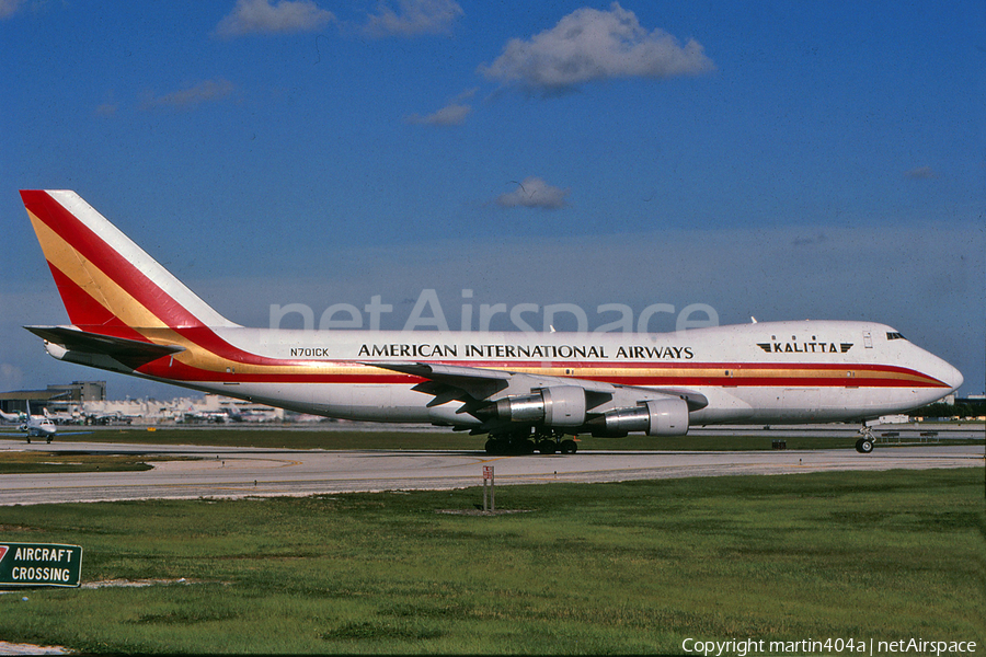 Kalitta Air (American International Airways) Boeing 747-259B(SF) (N701CK) | Photo 34790