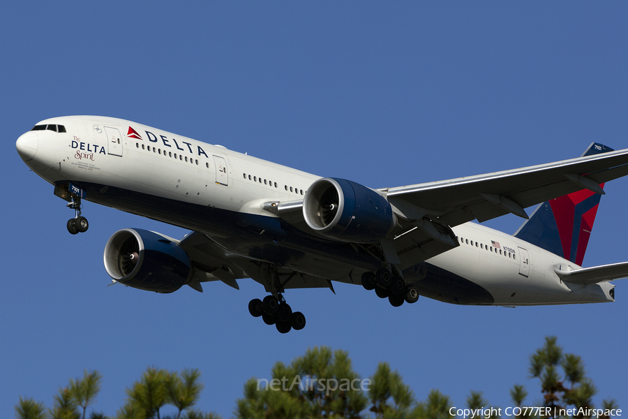 Delta Air Lines Boeing 777-232(LR) (N701DN) | Photo 395643