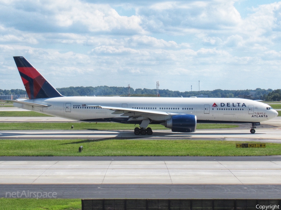 Delta Air Lines Boeing 777-232(LR) (N702DN) | Photo 346565