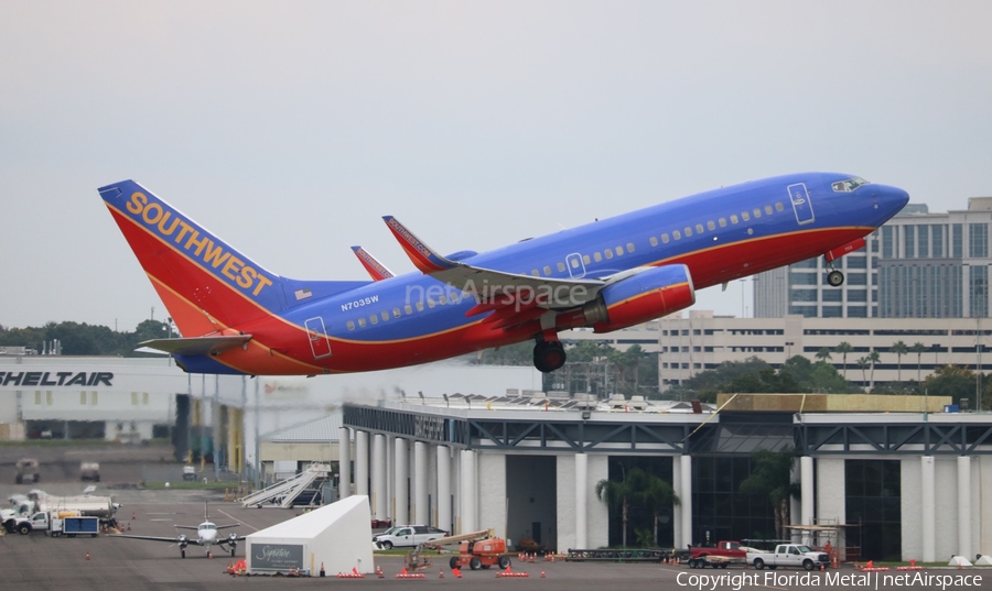 Southwest Airlines Boeing 737-7H4 (N703SW) | Photo 358114