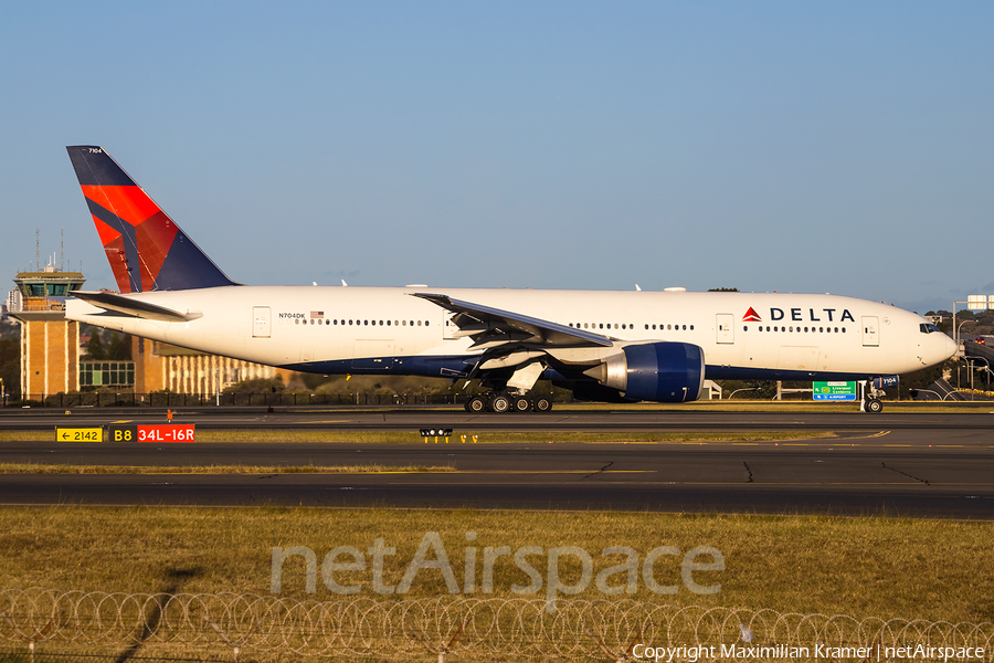 Delta Air Lines Boeing 777-232(LR) (N704DK) | Photo 391469