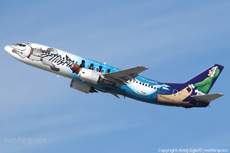 Alaska Airlines Boeing 737-490 (N705AS) | Photo 146083