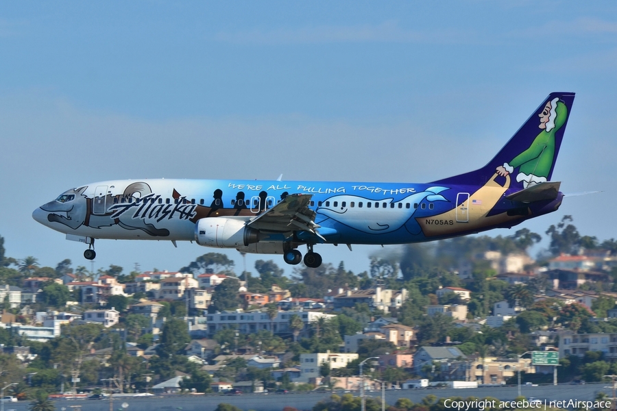 Alaska Airlines Boeing 737-490 (N705AS) | Photo 55207