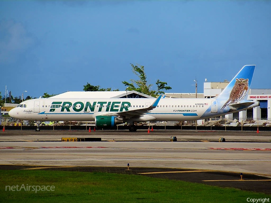 Frontier Airlines Airbus A321-211 (N705FR) | Photo 202578