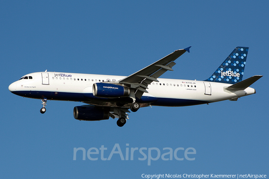 JetBlue Airways Airbus A320-232 (N706JB) | Photo 127007