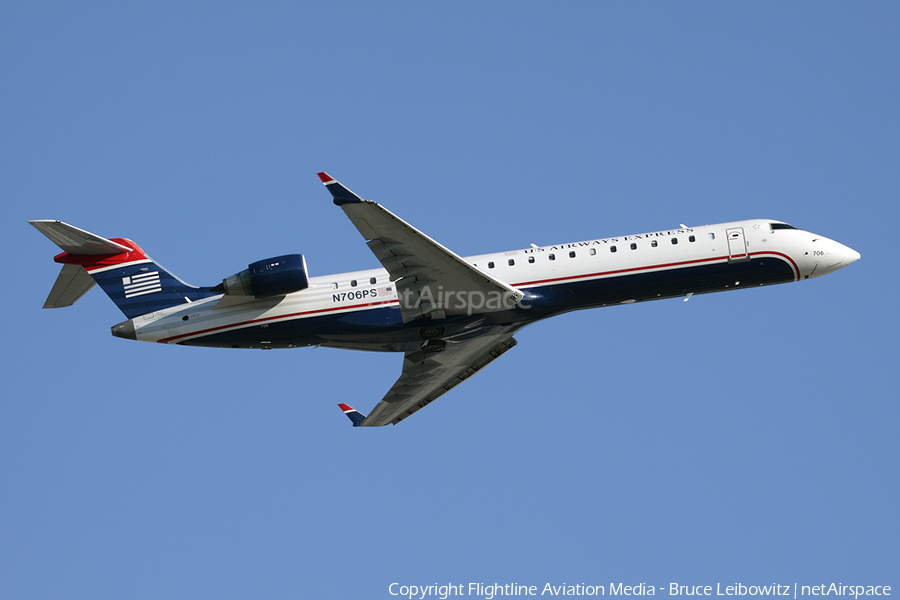 US Airways Express (PSA Airlines) Bombardier CRJ-701ER (N706PS) | Photo 150404