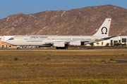 Omega Air Boeing 707-3K1C (N707GF) at  March Air Reserve Base, United States