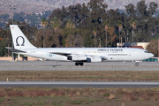 Omega Air Boeing 707-368C (N707MQ) at  March Air Reserve Base, United States