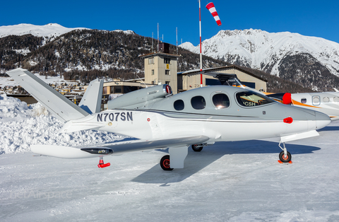 (Private) Cirrus SF50 Vision Jet (N707SN) at  Samedan - St. Moritz, Switzerland