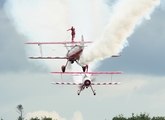 Aerosuperbatics Boeing Stearman 75 (N707TJ) at  Enniskillen/St Angelo, United Kingdom