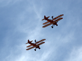 Breitling AeroSuperBatics Boeing N2S-1 Kaydet (N707TJ) at  Blackpool, United Kingdom