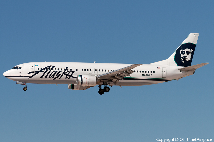 Alaska Airlines Boeing 737-490 (N708AS) | Photo 181049