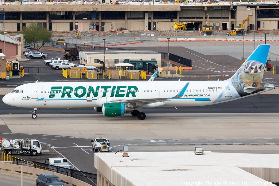 Frontier Airlines Airbus A321-211 (N708FR) | Photo 310698