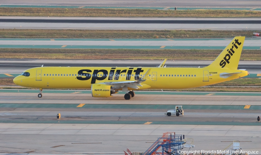 Spirit Airlines Airbus A321-271NX (N708NK) | Photo 615305