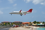 (Private) Learjet 55 (N712MC) at  Philipsburg - Princess Juliana International, Netherland Antilles