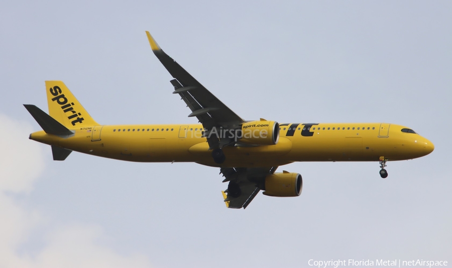 Spirit Airlines Airbus A321-271NX (N712NK) | Photo 669943