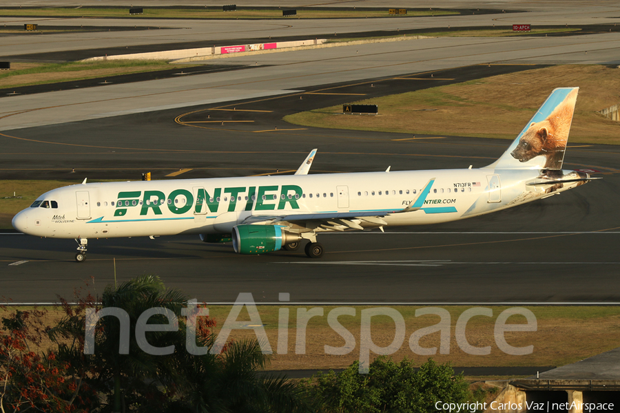 Frontier Airlines Airbus A321-211 (N713FR) | Photo 314864