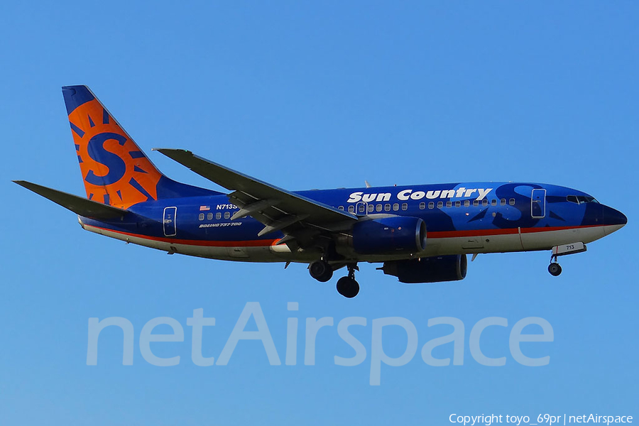 Sun Country Airlines Boeing 737-7Q8 (N713SY) | Photo 69368