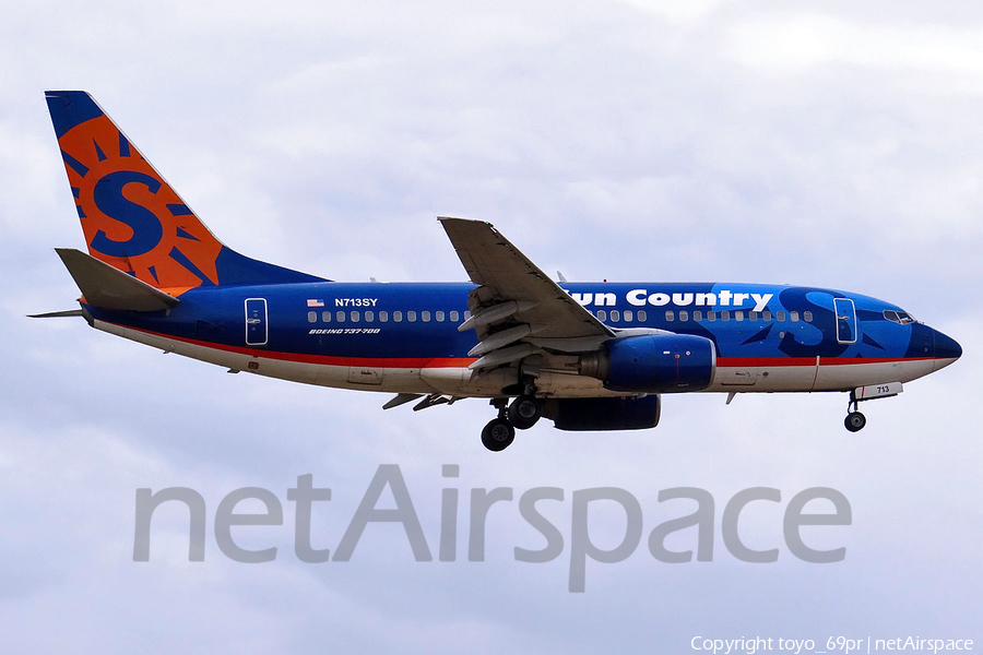 Sun Country Airlines Boeing 737-7Q8 (N713SY) | Photo 76087