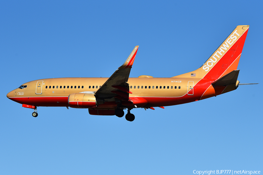 Southwest Airlines Boeing 737-7H4 (N714CB) | Photo 411316