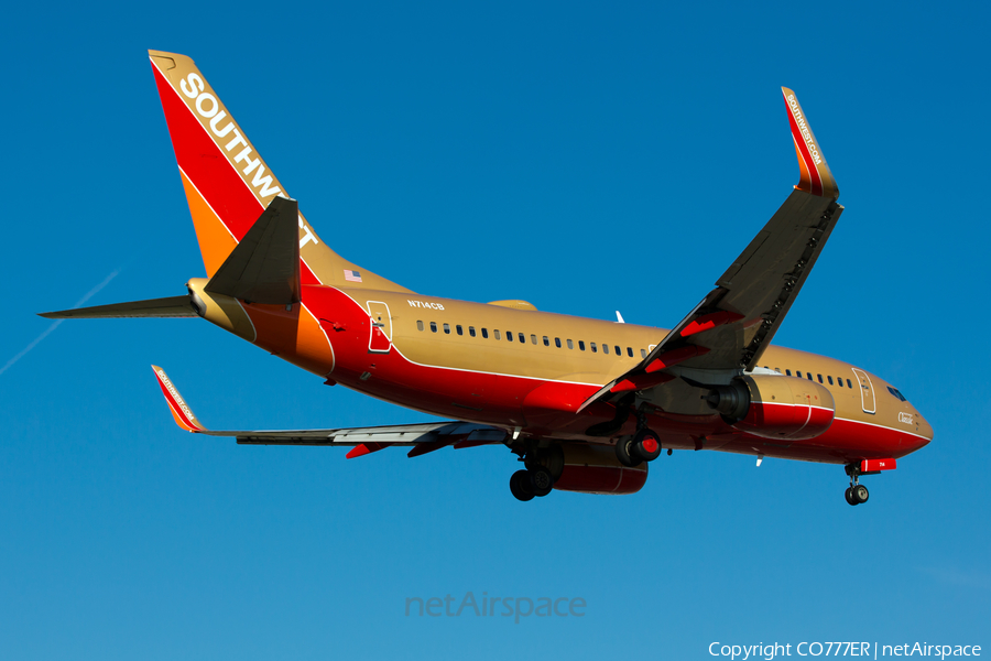 Southwest Airlines Boeing 737-7H4 (N714CB) | Photo 90283