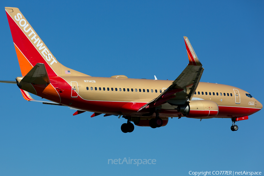 Southwest Airlines Boeing 737-7H4 (N714CB) | Photo 79503