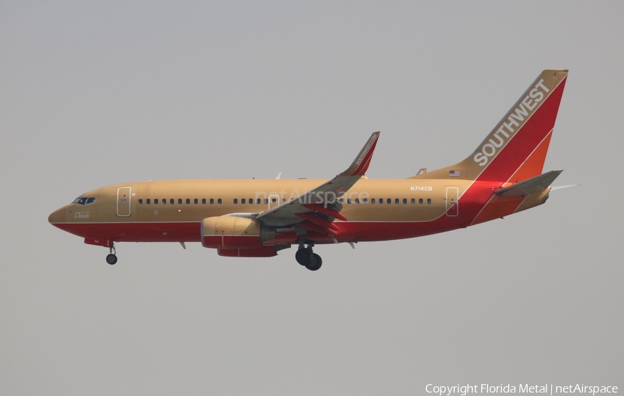 Southwest Airlines Boeing 737-7H4 (N714CB) | Photo 305397