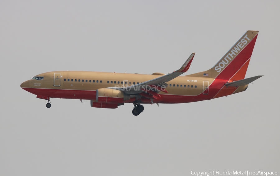 Southwest Airlines Boeing 737-7H4 (N714CB) | Photo 669947