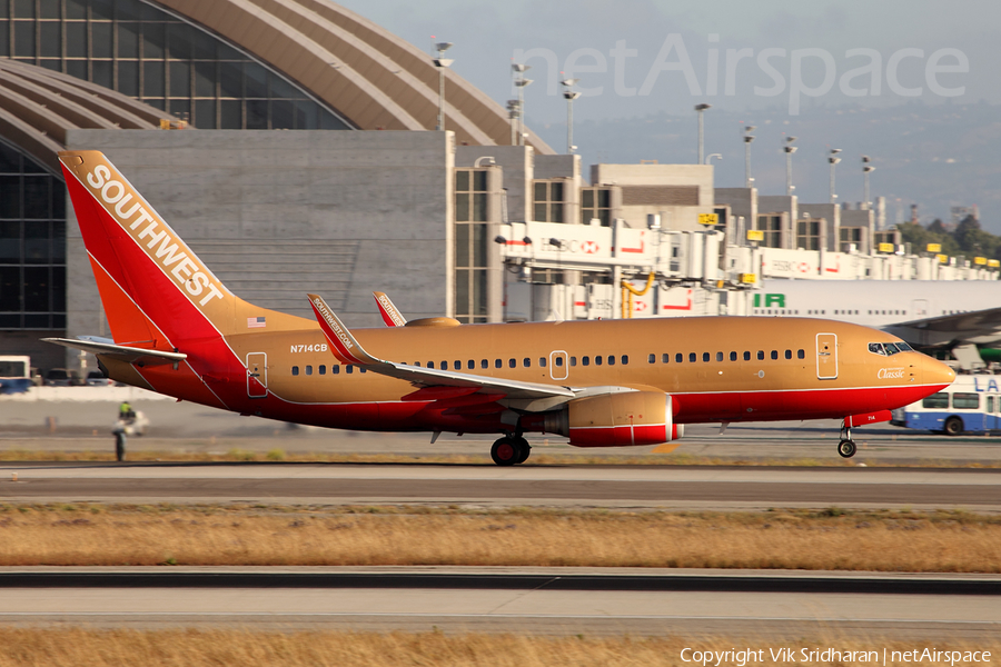 Southwest Airlines Boeing 737-7H4 (N714CB) | Photo 77753