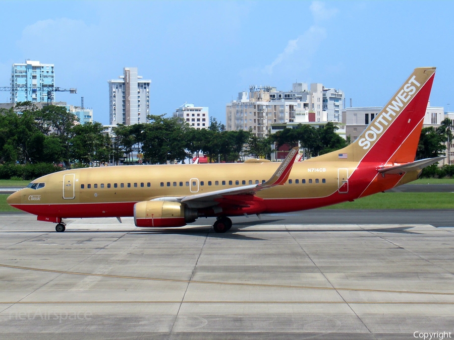 Southwest Airlines Boeing 737-7H4 (N714CB) | Photo 261624