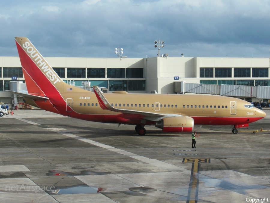 Southwest Airlines Boeing 737-7H4 (N714CB) | Photo 406251