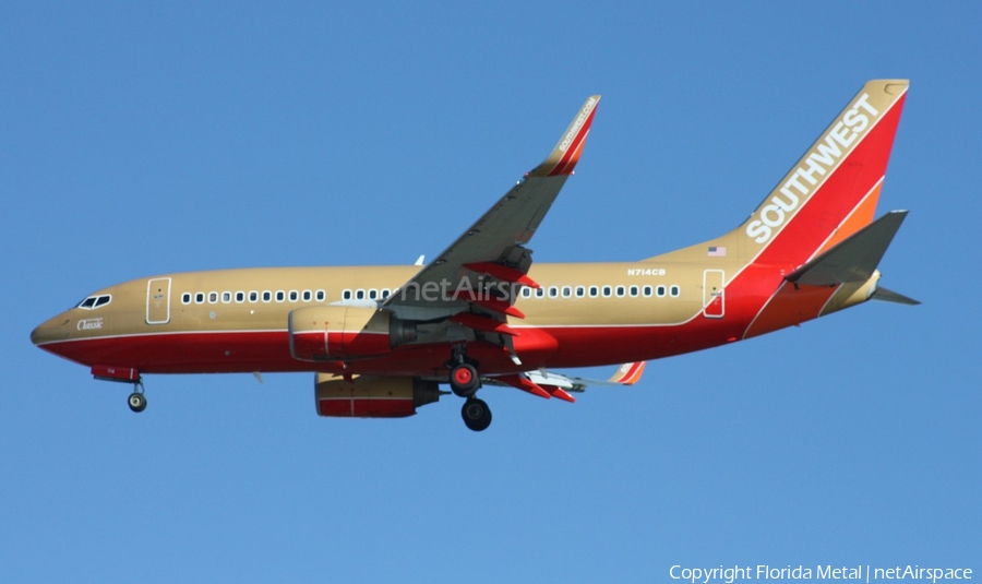 Southwest Airlines Boeing 737-7H4 (N714CB) | Photo 301393