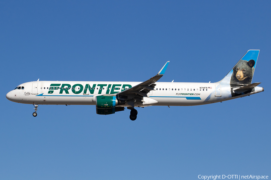 Frontier Airlines Airbus A321-211 (N714FR) | Photo 552369