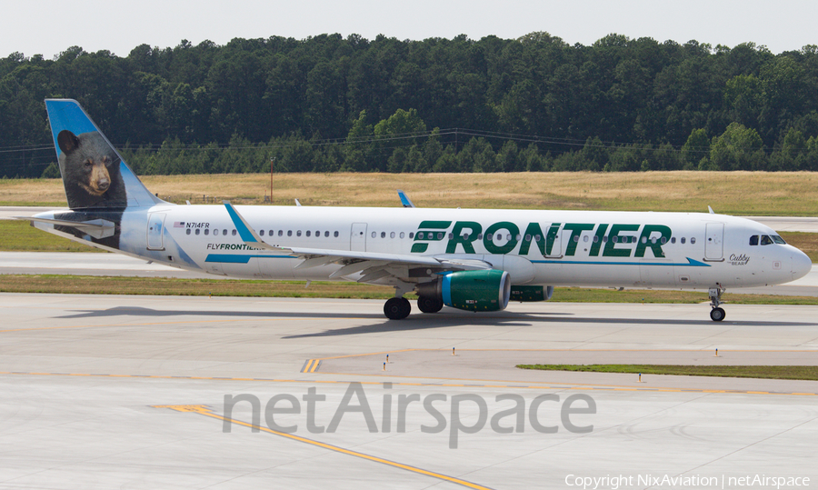 Frontier Airlines Airbus A321-211 (N714FR) | Photo 587278