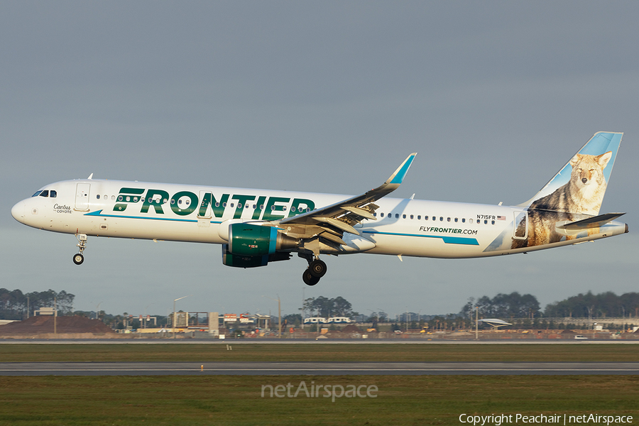 Frontier Airlines Airbus A321-211 (N715FR) | Photo 317020