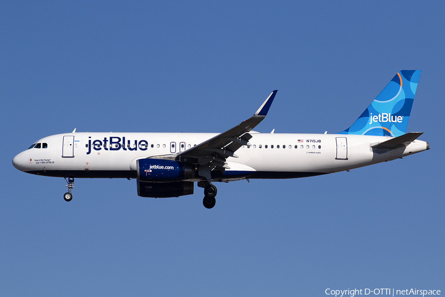 JetBlue Airways Airbus A320-232 (N715JB) | Photo 538638