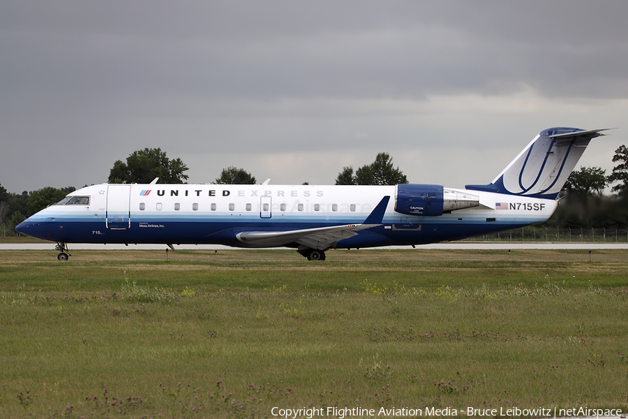 United Express (Mesa Airlines) Bombardier CRJ-100LR (N715SF) | Photo 150683