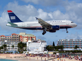 US Airways Airbus A319-112 (N715UW) at  Philipsburg - Princess Juliana International, Netherland Antilles