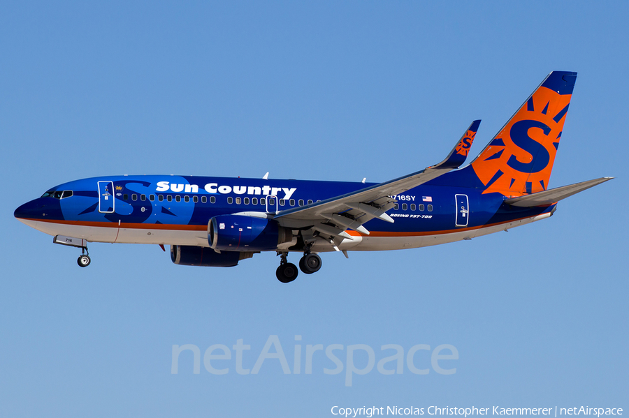 Sun Country Airlines Boeing 737-7Q8 (N716SY) | Photo 127150