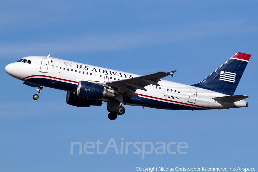 US Airways Airbus A319-112 (N716UW) | Photo 161278