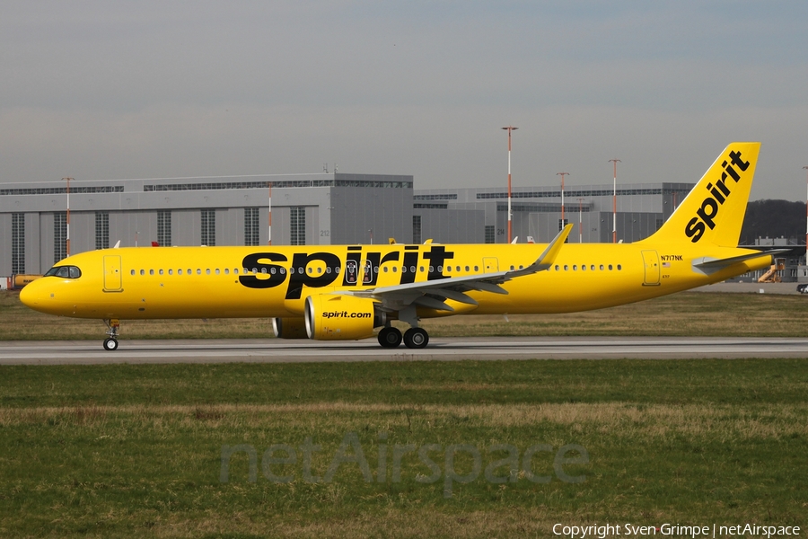 Spirit Airlines Airbus A321-271NX (N717NK) | Photo 617224