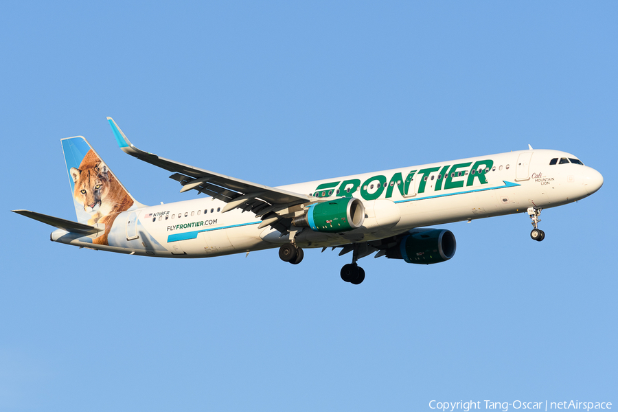 Frontier Airlines Airbus A321-211 (N718FR) | Photo 518697