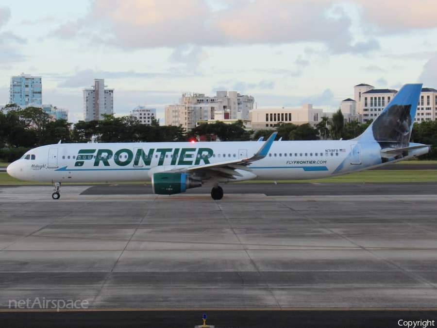 Frontier Airlines Airbus A321-211 (N719FR) | Photo 282673