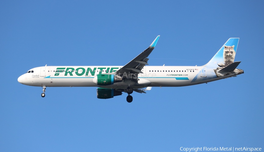 Frontier Airlines Airbus A321-211 (N720FR) | Photo 358119