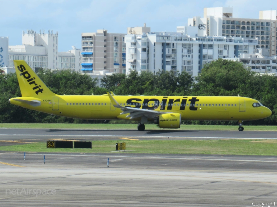 Spirit Airlines Airbus A321-271NX (N720NK) | Photo 668924