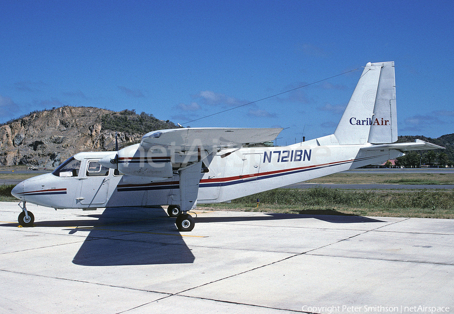 Caribair Britten-Norman BN-2A-8 Islander (N721BN) | Photo 217018