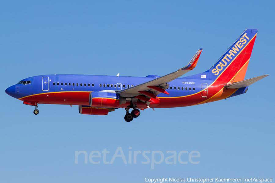 Southwest Airlines Boeing 737-7H4 (N724SW) | Photo 127232