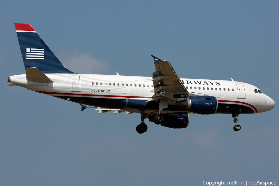 US Airways Airbus A319-112 (N724UW) | Photo 373789