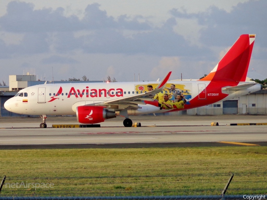 Avianca Airbus A319-115 (N726AV) | Photo 123712